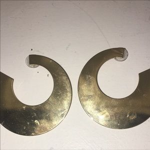 thick gold dkny hoops